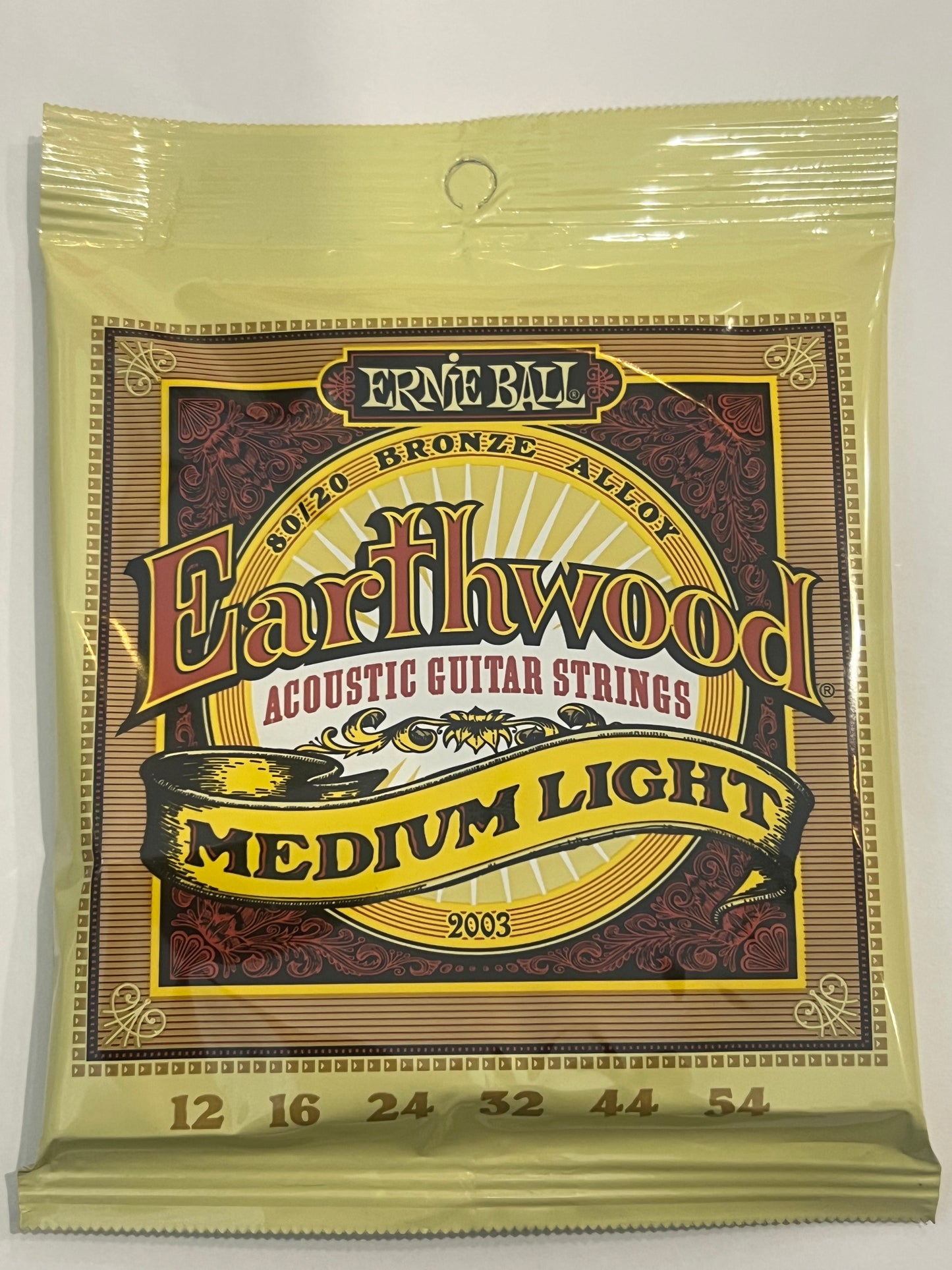 Cordes de guitares acoustique - Ernie Ball (Medium-Light)